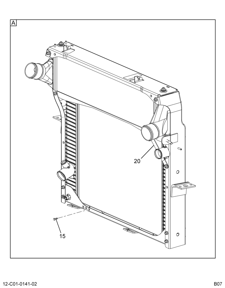 ....RADIATOR/CAC/FRAME (8C4Z-8009-DA) 2/2