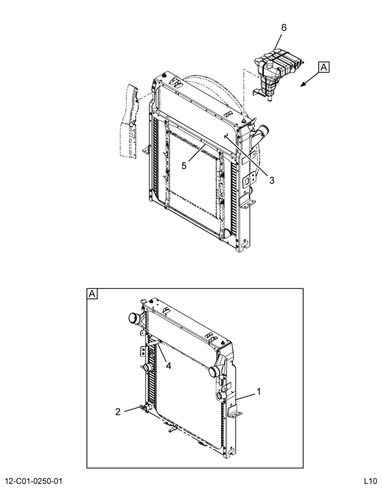 ....RADIATOR RAD/CAC ASM W/AU (8C4Z-8009-BA)