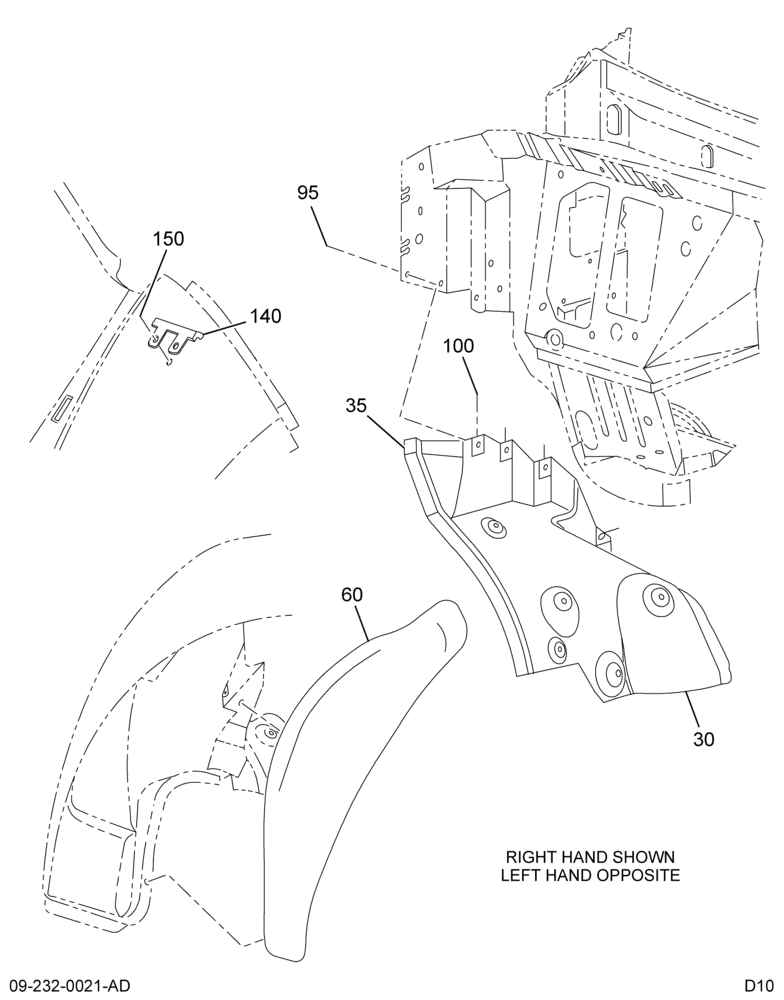 FENDER EXTENSIONS; FRONT END 3/3
