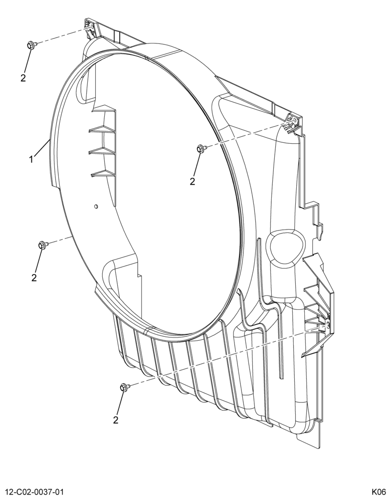 ..RADIATOR FAN SHROUD (Intl. 3801432F93)