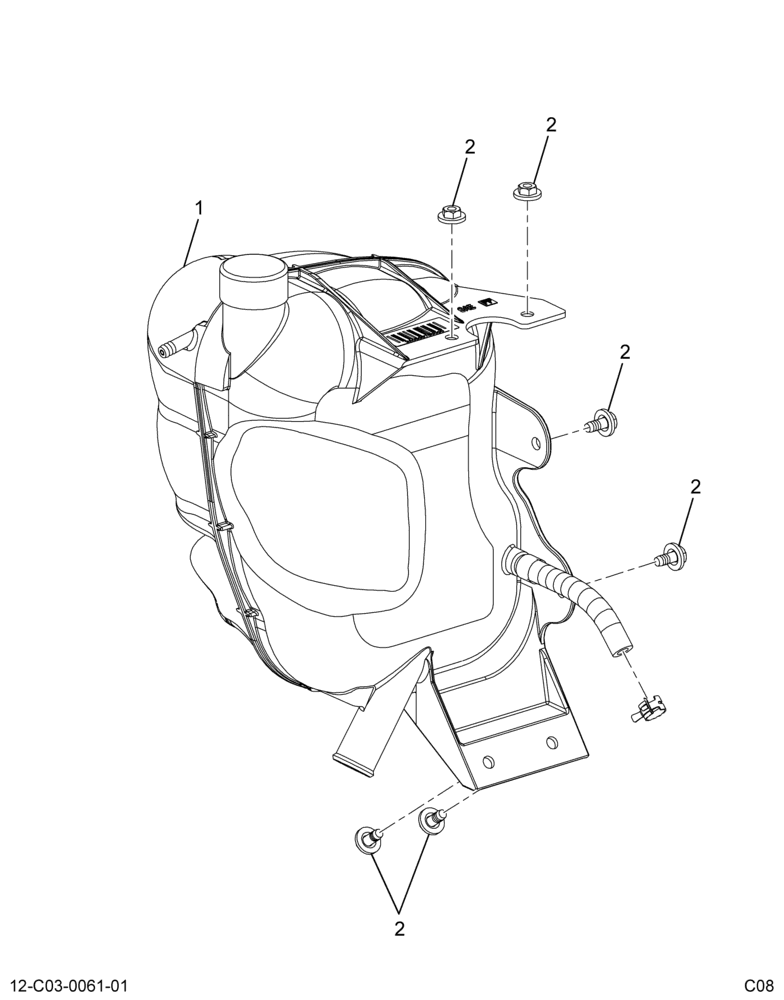 ..RADIATOR  SURGE TANK (Intl. 3829606F91)
