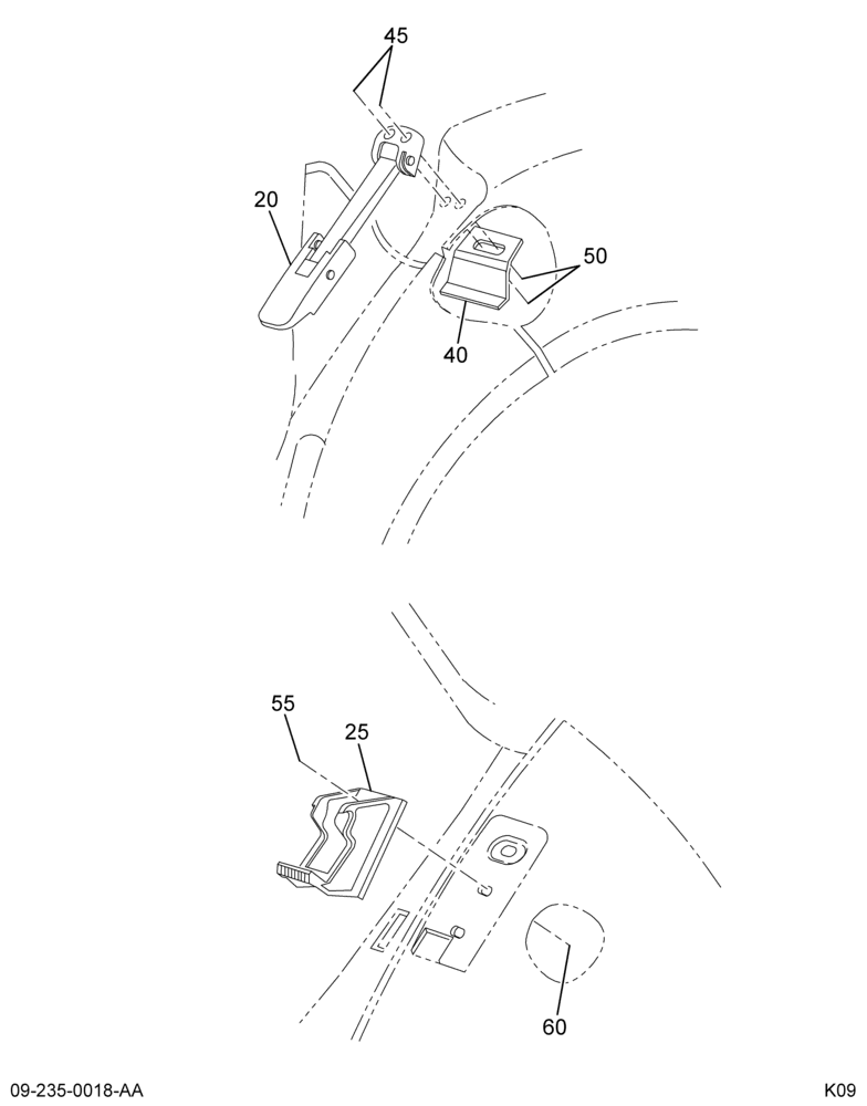 HOOD LATCH INSTL