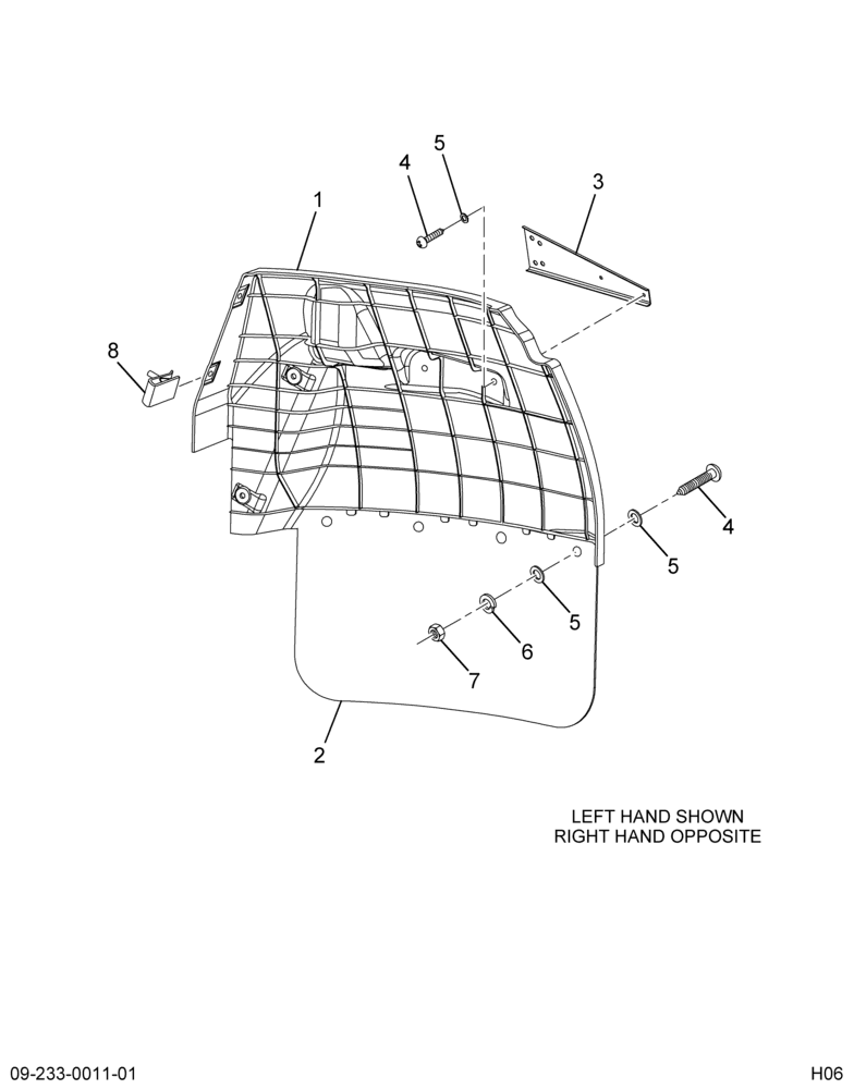 ..PANEL SPLASH FNDR RR EXT LH (6E7Z-16103-AA)