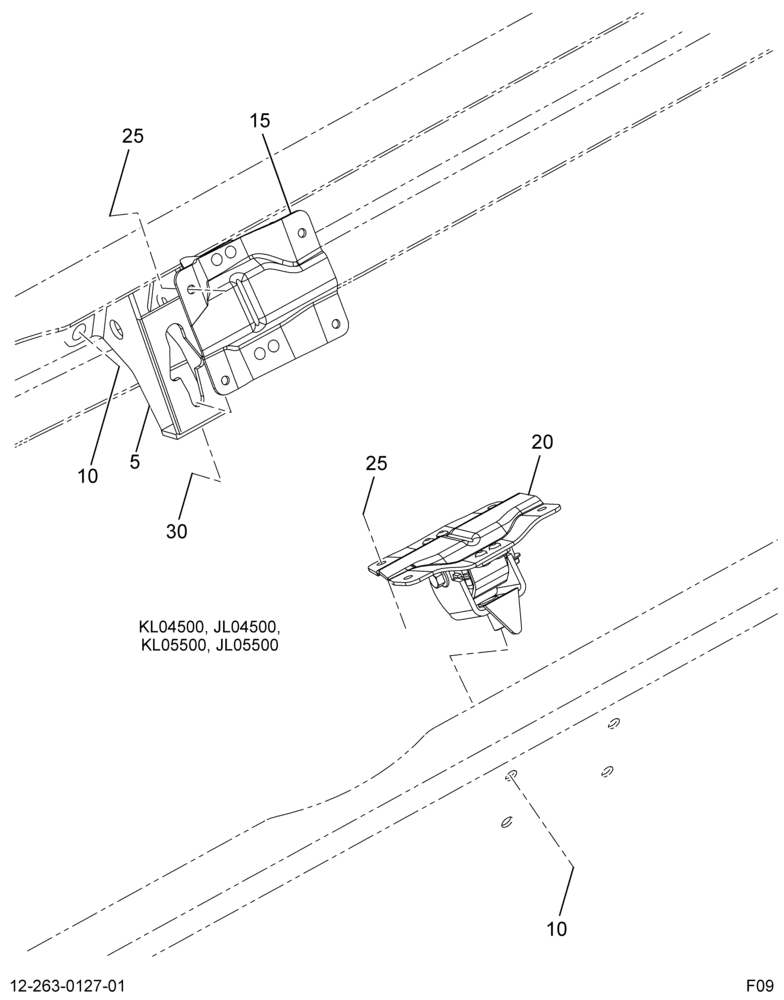 ENG MTG INSTL; FRONT & REAR