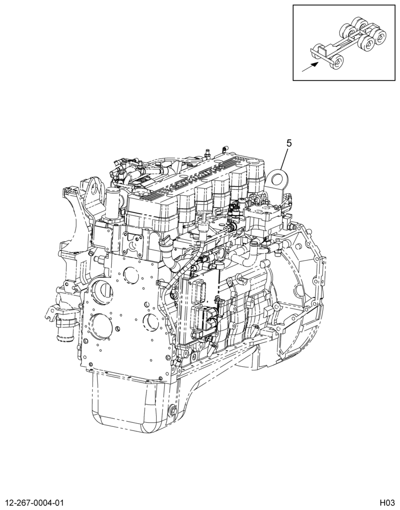 ENGINE LIFT BRACKET MTG