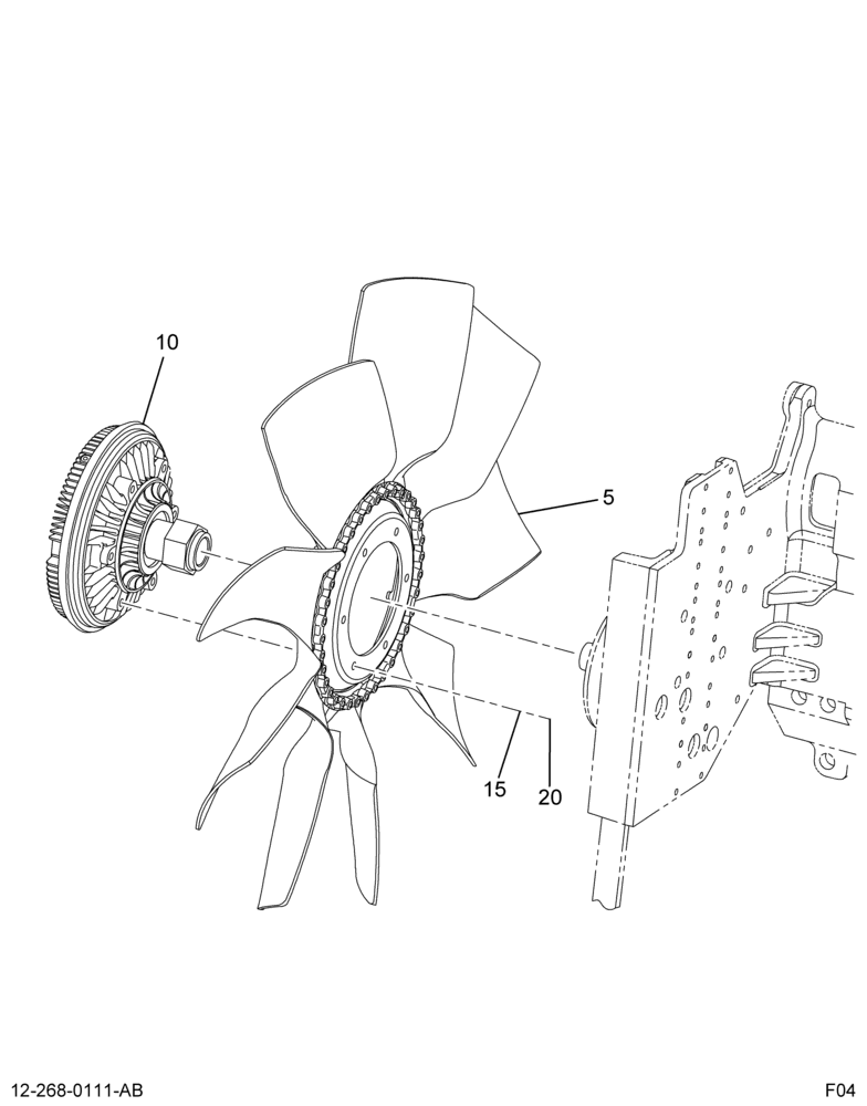 FAN DRIVE INSTL; BORG WARNER