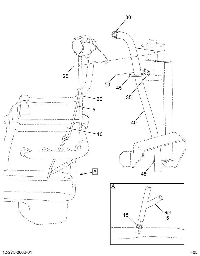 OIL FILL/GAUGE INSTL; (W/INT V6 ENG, W/12NRN)