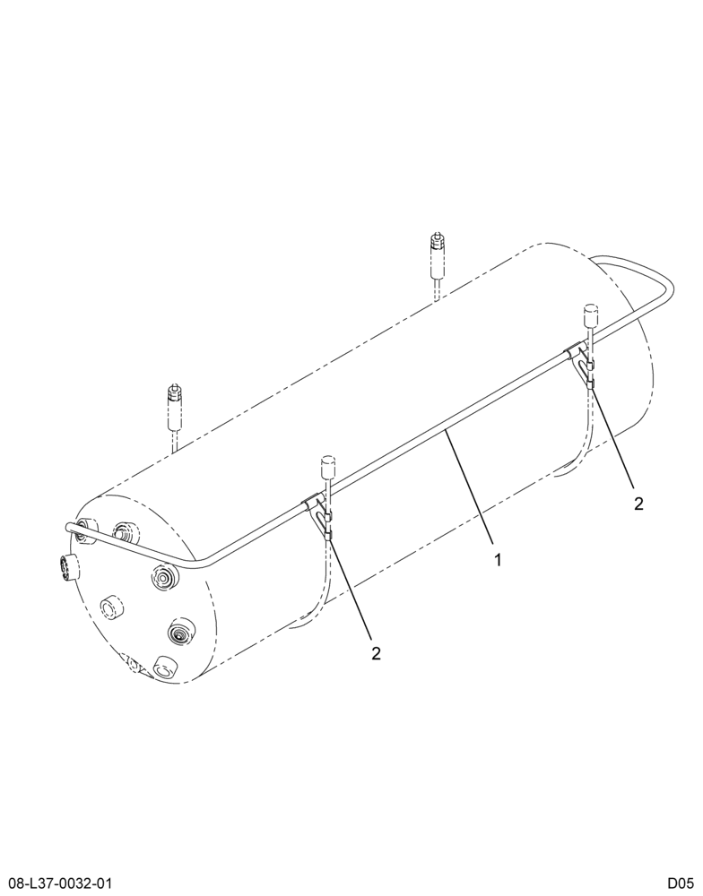 ..WET SECONDARY AIR TANK TUBING (Intl. 3555449F96)