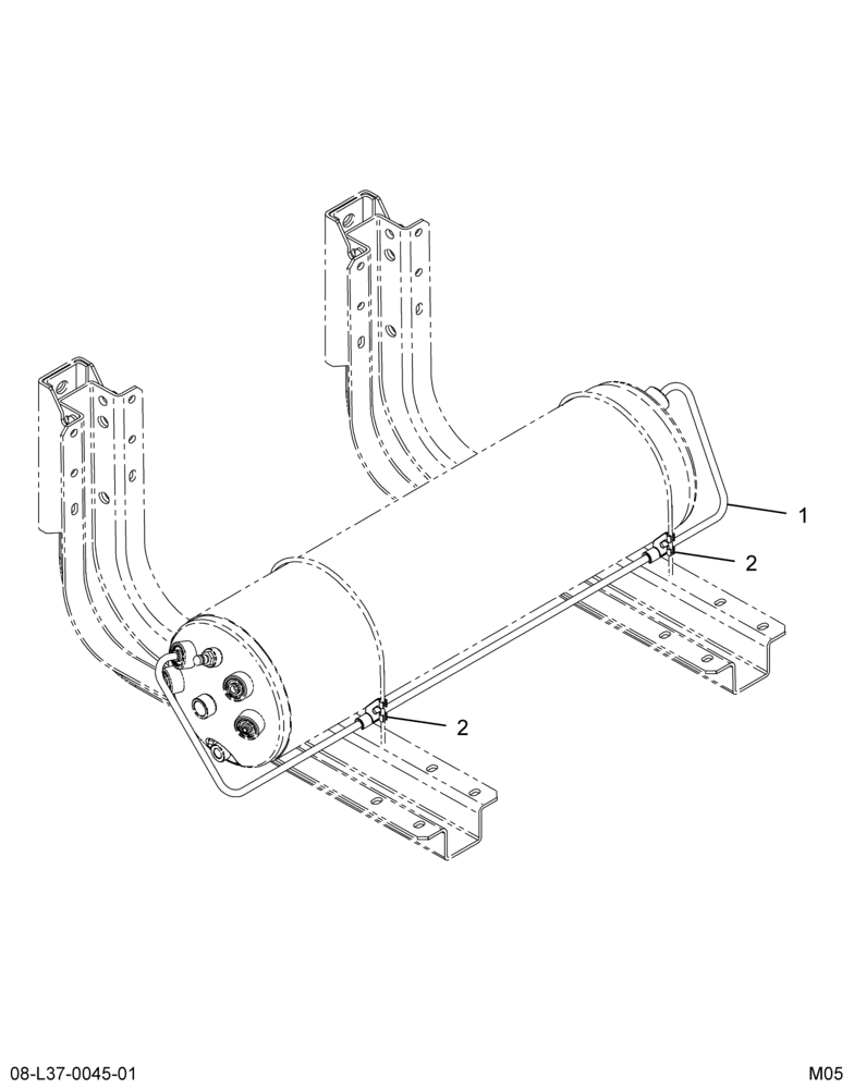 ..BRAKE WET/2NDRY AIR TNK TUBING (Intl. 3581257F93)