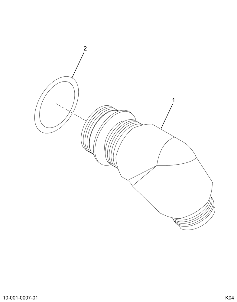 ..ELBOW FLARED TUBE (W301709)