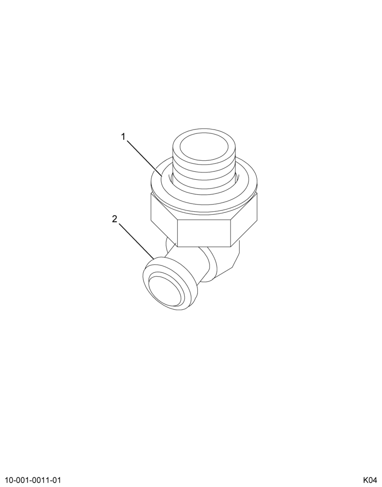 ........ELBOW PIPE*45 DEG W/O-RING SEA (W301876)
