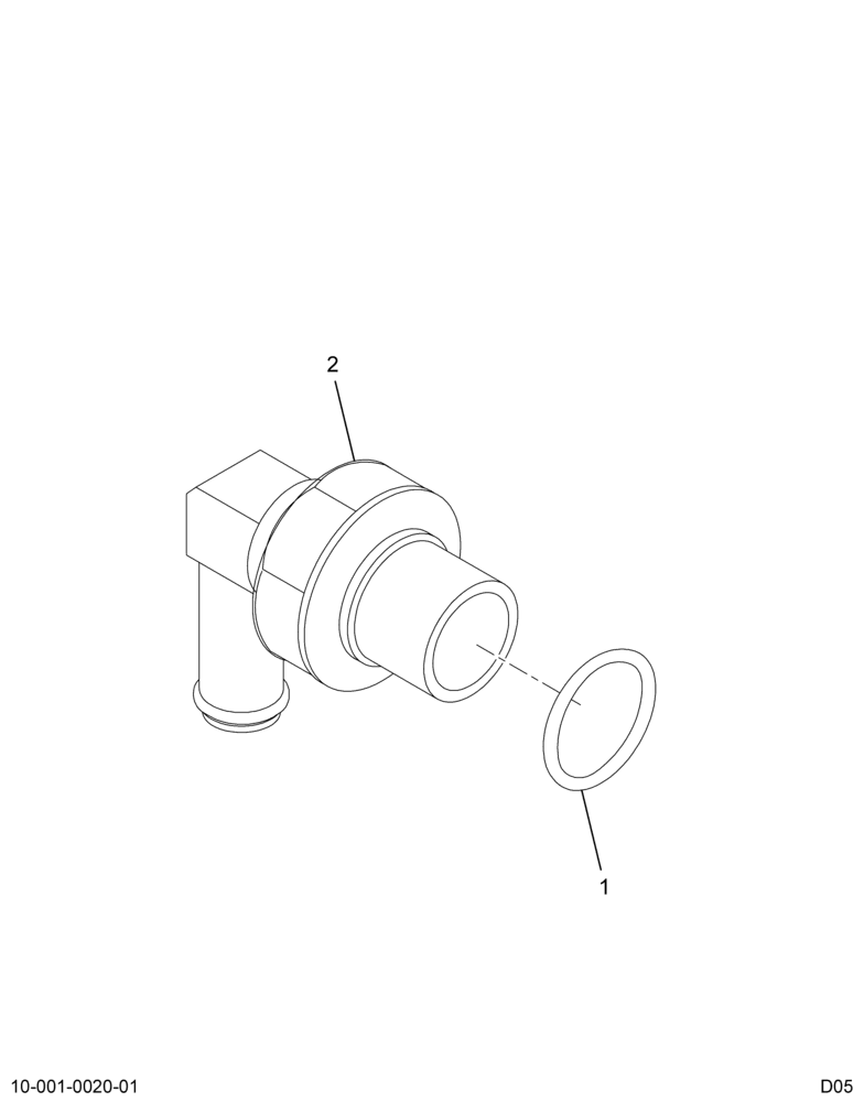 ..ELBOW PIPE*90DEG ELBOW 3/4" H (W301721)