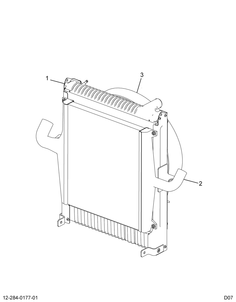 ..RADIATOR,ASM RAD/CAC W/22" DIA (Intl. 3593600C91)