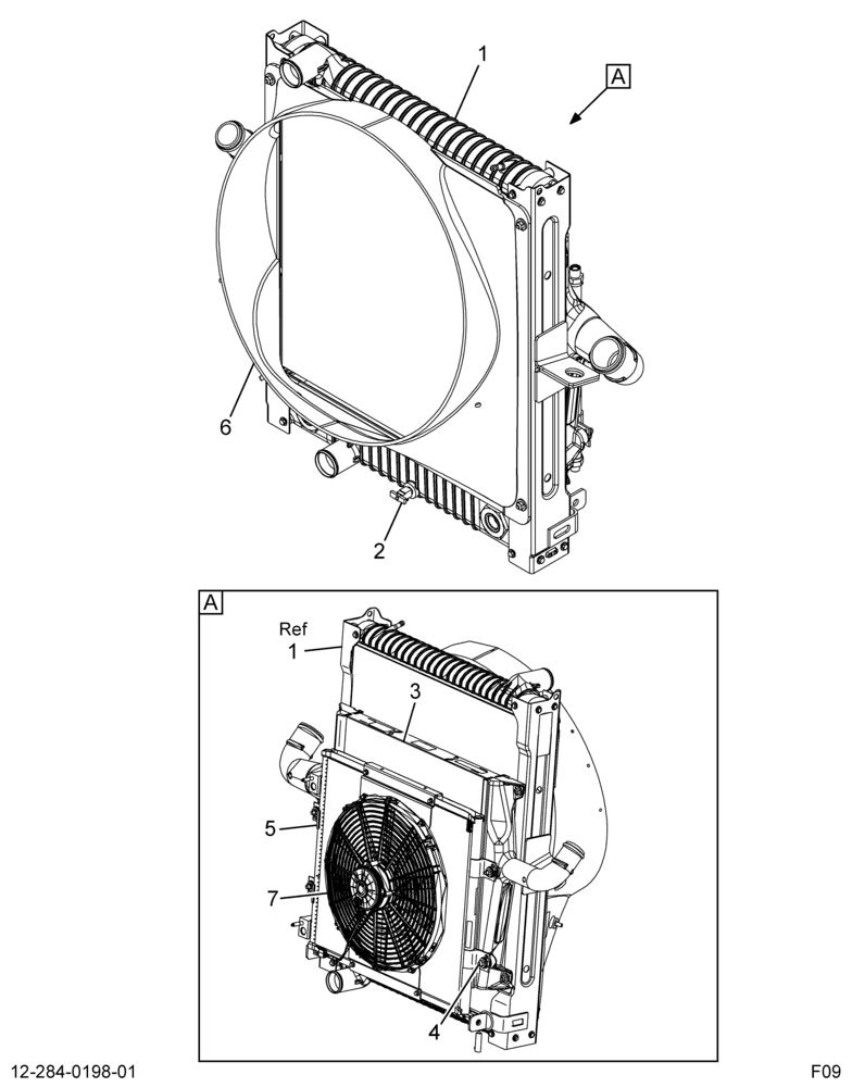 ..RADIATOR ASM (Eng. 8E7O-8009-AA)