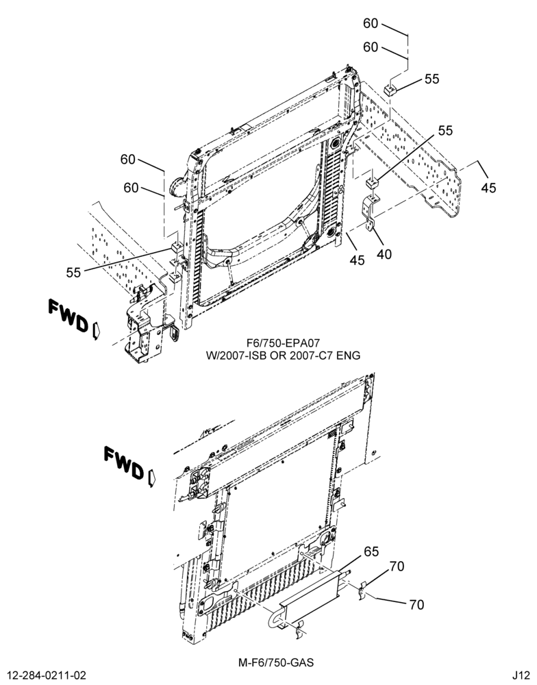 RAD/CAC/FAN SHROUD INSTL 2/2
