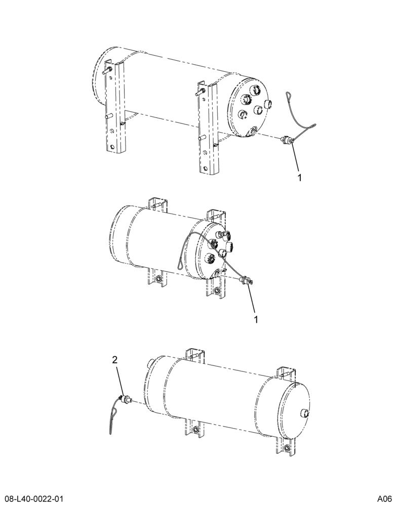 ..VALVES DRAIN W/CABLE SUPERCAB (Intl. 3801610F91)