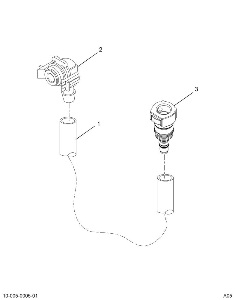 ..TUBE FUEL LINE ASSY 3/8" OD BL (6E7Z-9J280-BA)