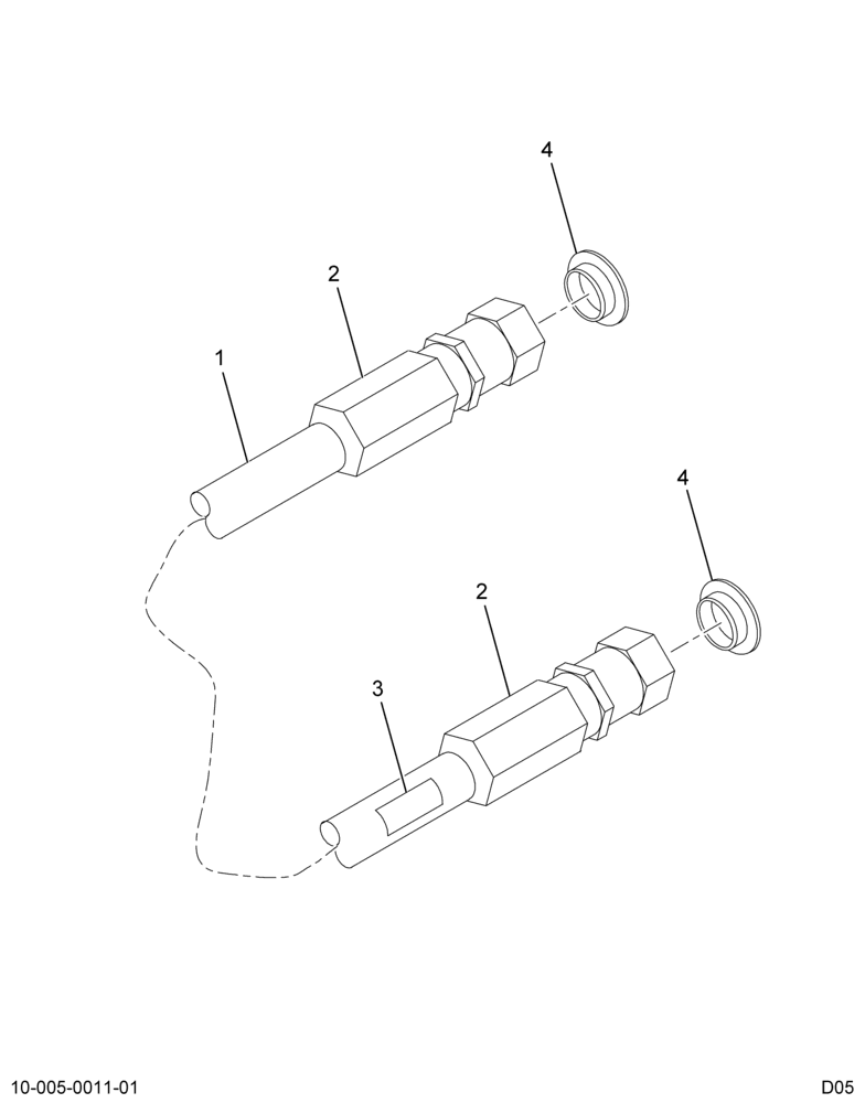 ..HOSE ASM, OIL COOLER OUTLET (Intl. M08MM00063)