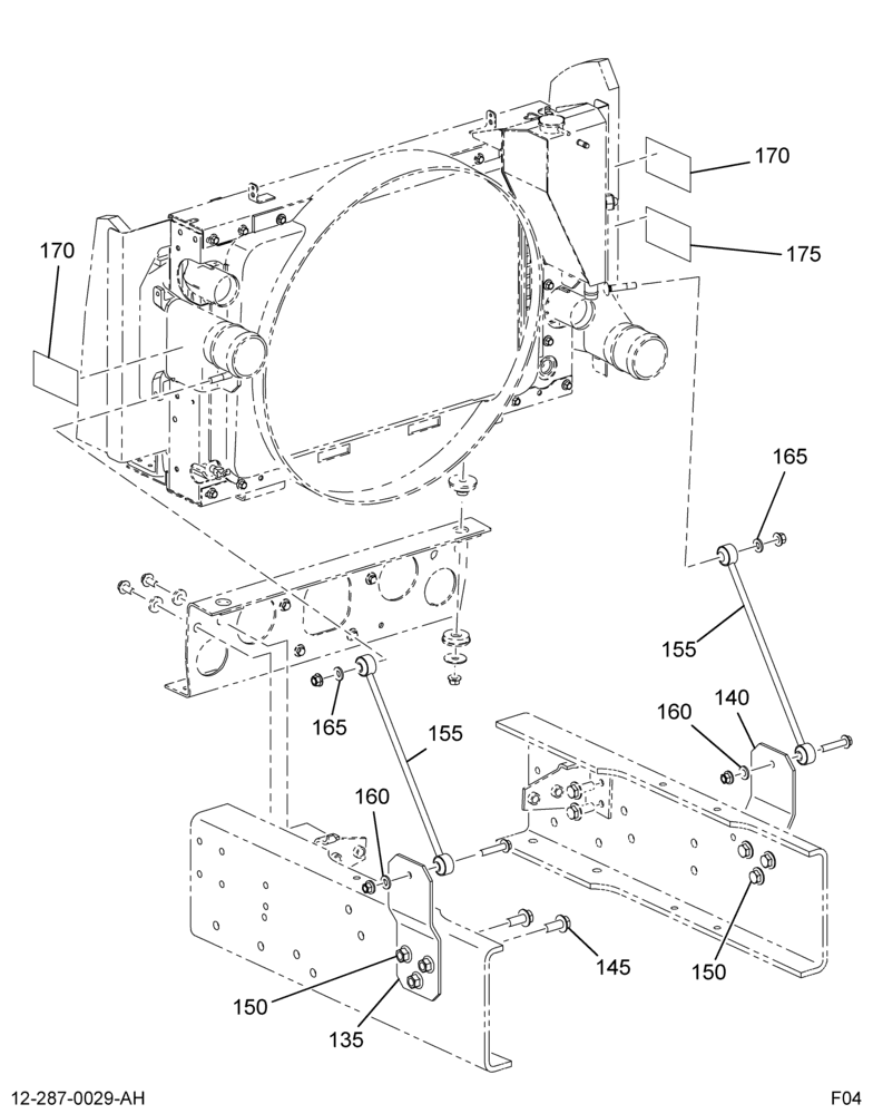 RAD STAY ROD INSTL; LOWER