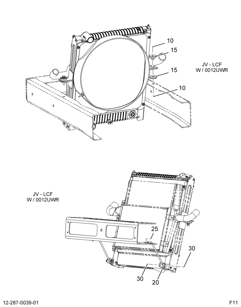 RAD STAY ROD INSTL; LOWER