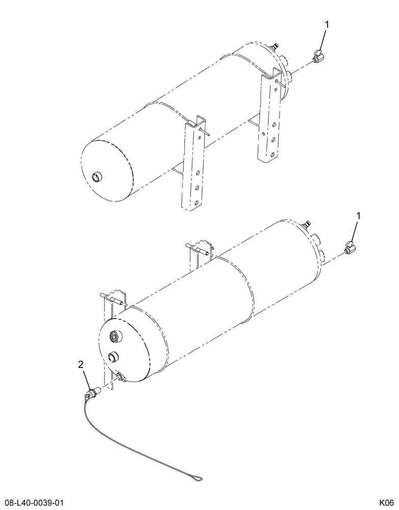 ..BBAT, DRAIN VALVES,DUAL TANK (Intl. 3660738F91)