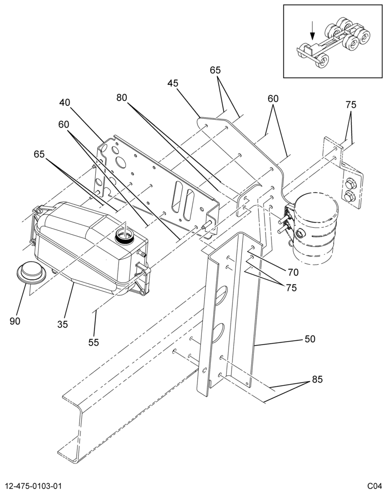 DEARTN/SURGE TANK INSTL