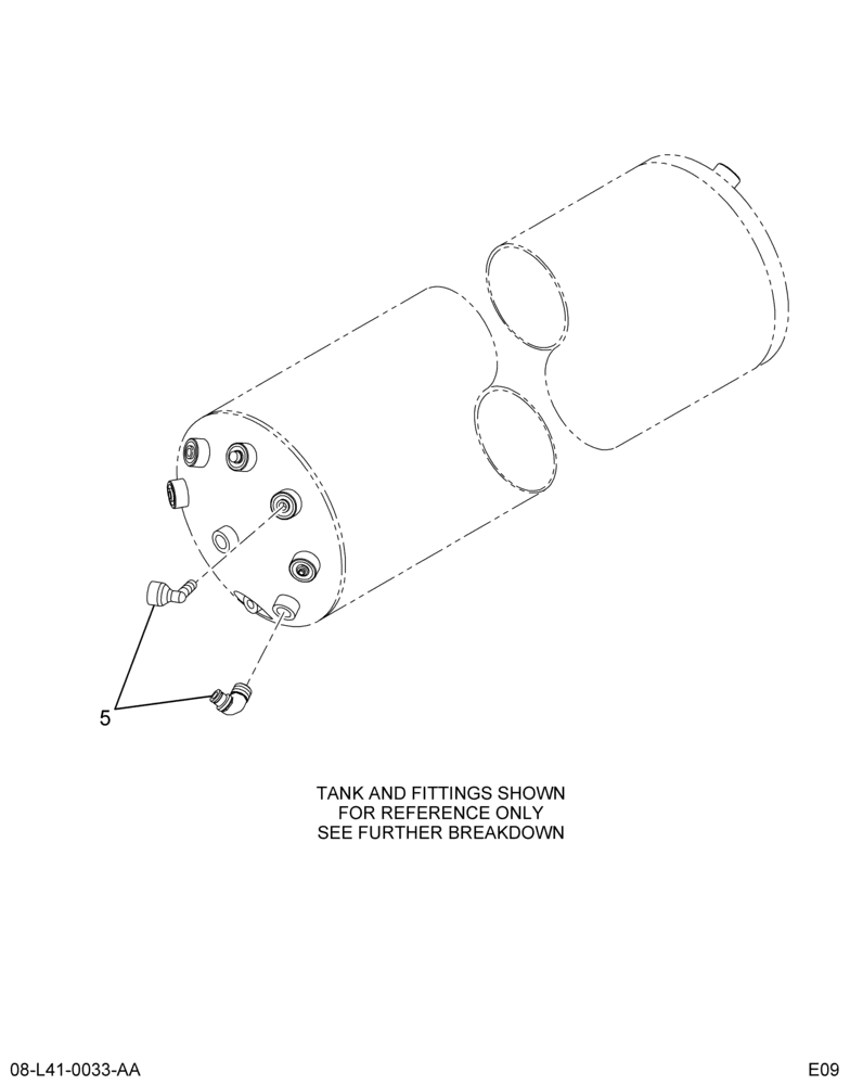 AIR TANK FITTINGS; PRIMARY TANK, STD