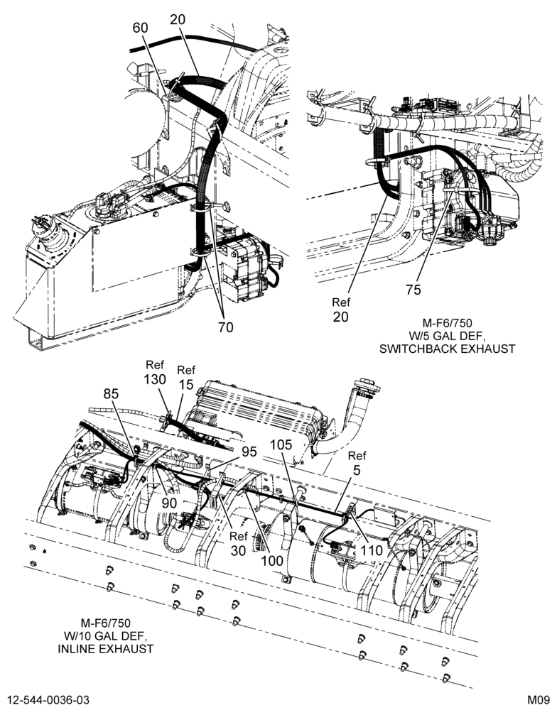 Схема установки BC4Z-14407-B