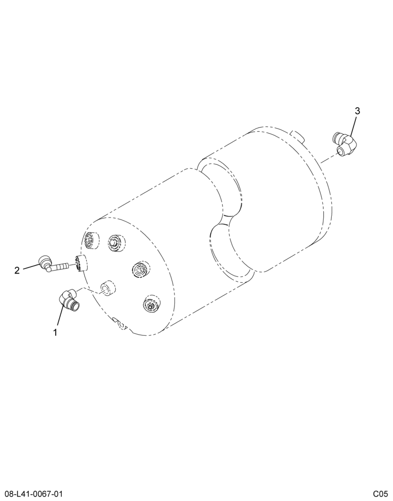 ..BRAKE WET/2NDRY AIR TNK FTTNGS (Intl. 3574635F94)