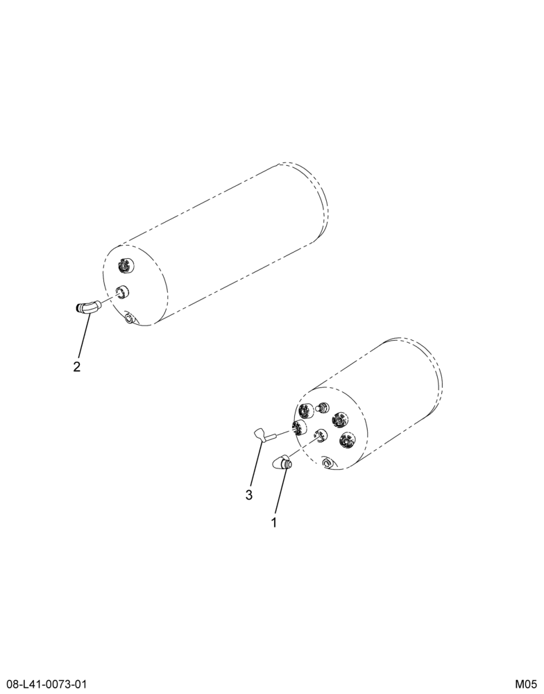 ..FITTING,SECONDARY/WET AIR TANK (Intl. 3801945F91)