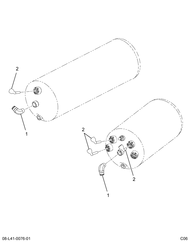 ..FITTINGS WET SECONDRY AIR TANK (Intl. 3801944F92)