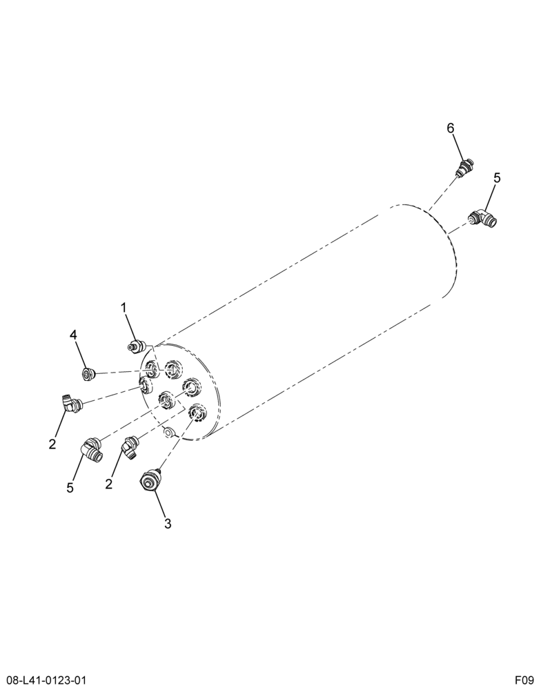 ..FITTINGS WET/SECONDRY AIR TANK (Intl. 6085806F91)