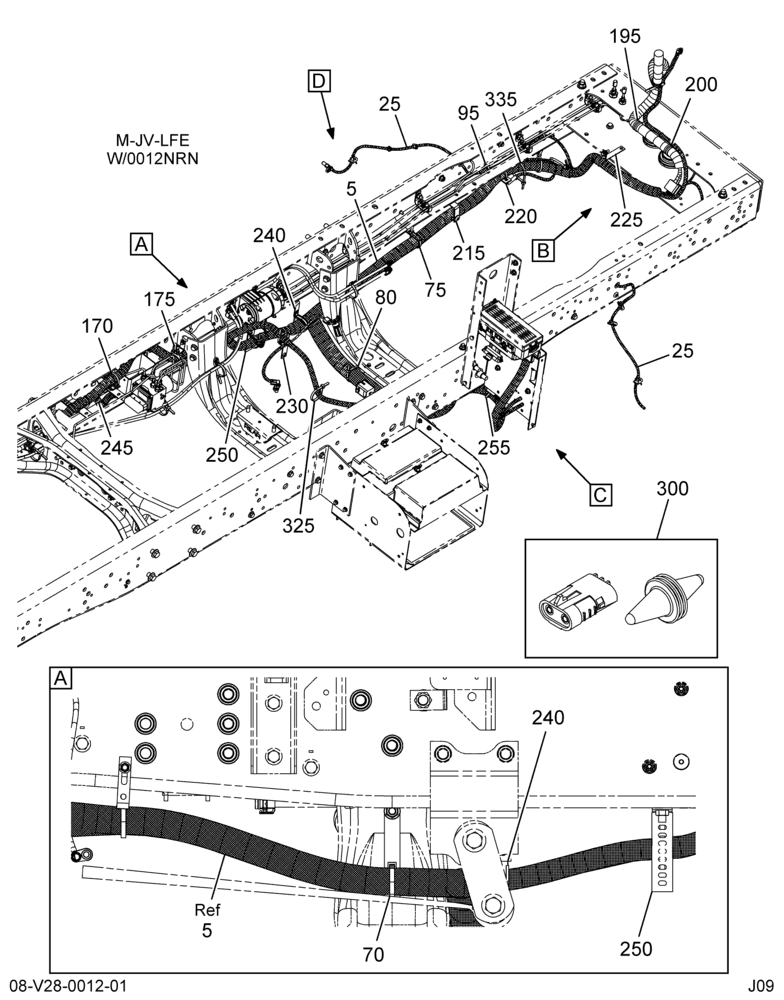 Схема установки 6E7Z-14A206-AA