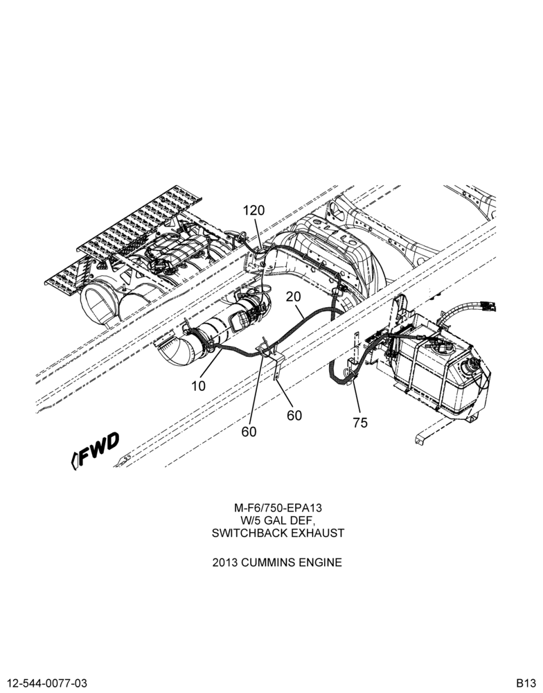 Схема установки DC4Z-14407-E