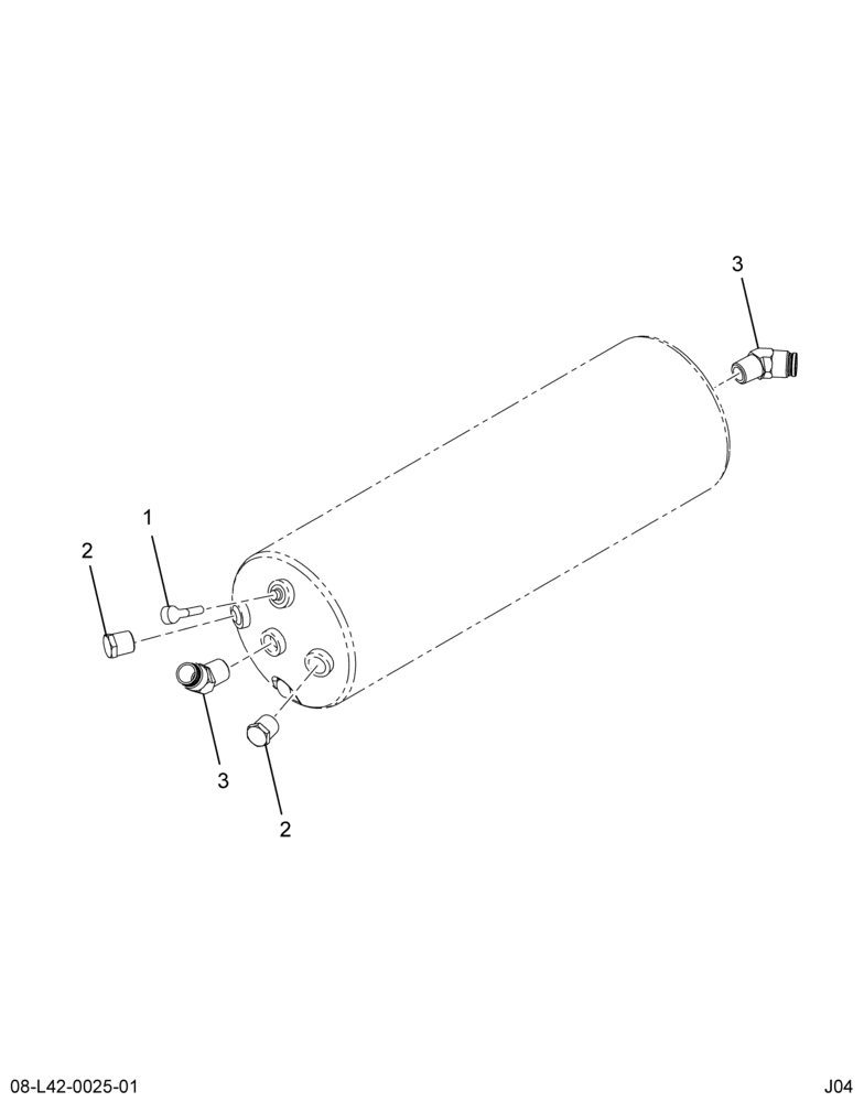 ..BRAKE AIR TANK FTGS*PRIMARY (W301153)