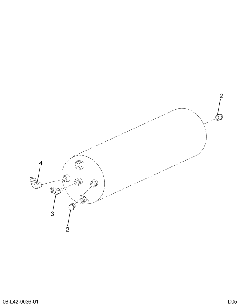 ..BRAKE PRIMARY AIR TANK FITTNGS (Intl. 3582068F92)
