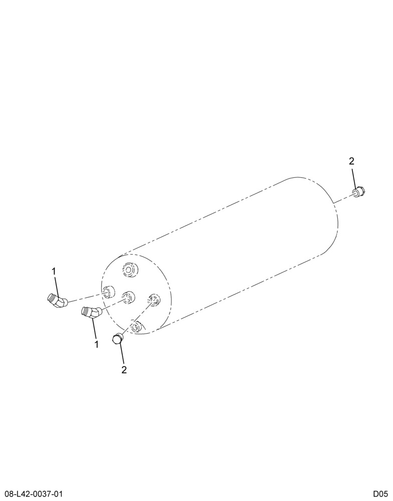 ..BRAKE,PRIMARY AIR TANK FITTNGS (Intl. 3574636F95)