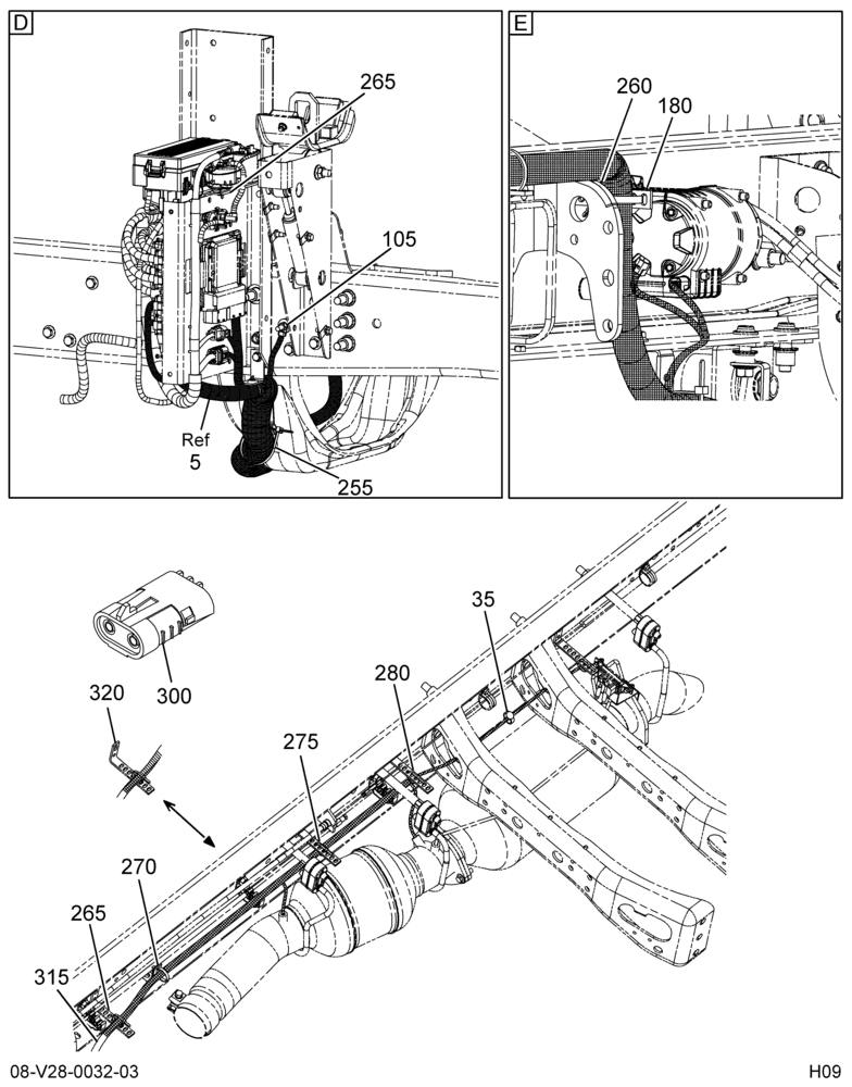 FWD CHASSIS HARNESS WIRING; SPEED SENSOR 3/3