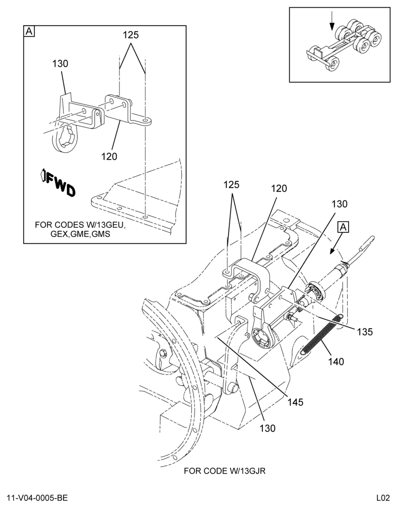 INTMD CLUTCH CONTROLS; HYD 3/3
