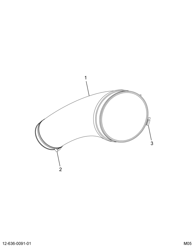 ..HOSE AIR CLEANER (8C4Z-9C675-A)