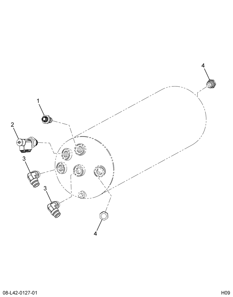 ..FITTINGS PRIMARY AIR TANK (Intl. 6085786F91)