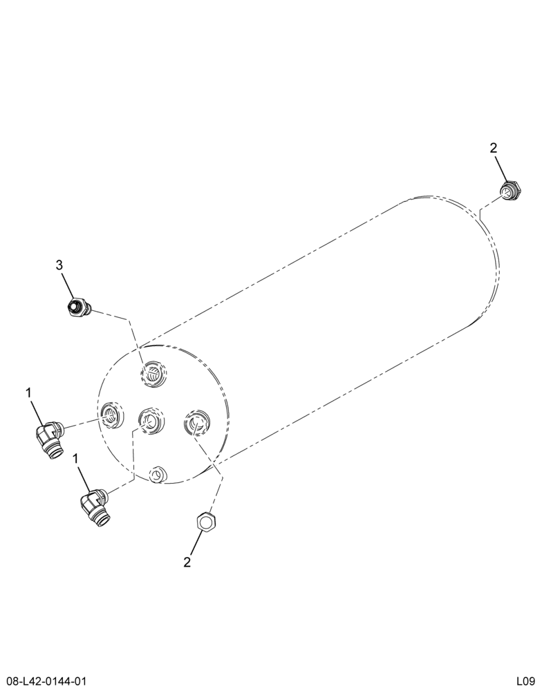 ..FITTINGS PRIMARY AIR TANK (Intl. 6085790F91)
