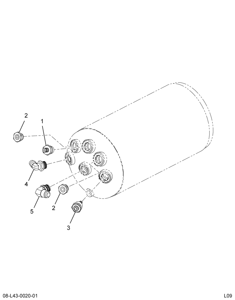 ..FITTINGS AUXILIARY TANK (Intl. 6085796F91)