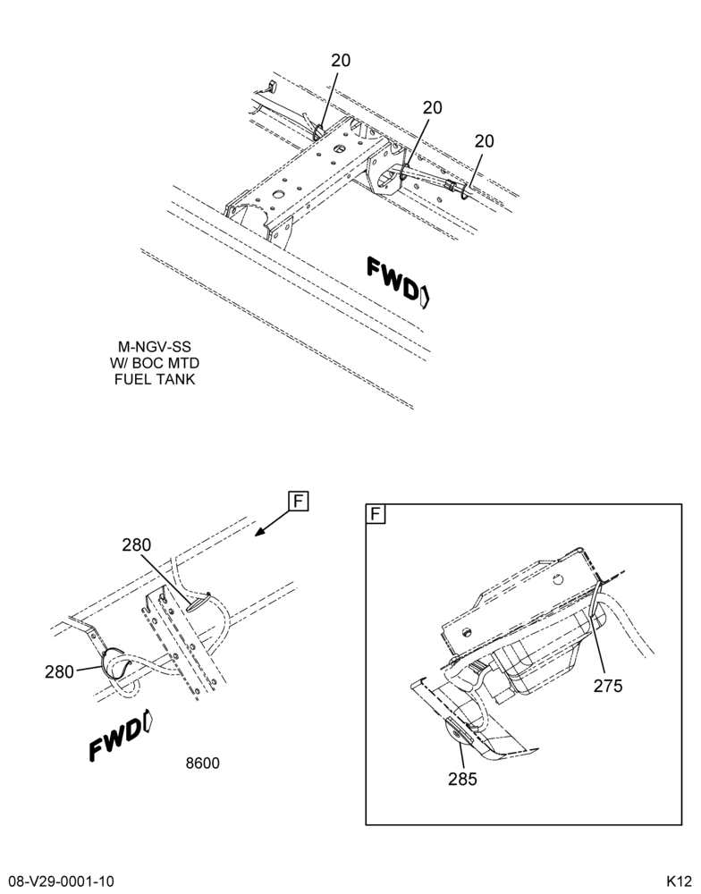 RR CHASSIS WIRING; W/SPEED SENSOR & TRANSMITTER 12/12
