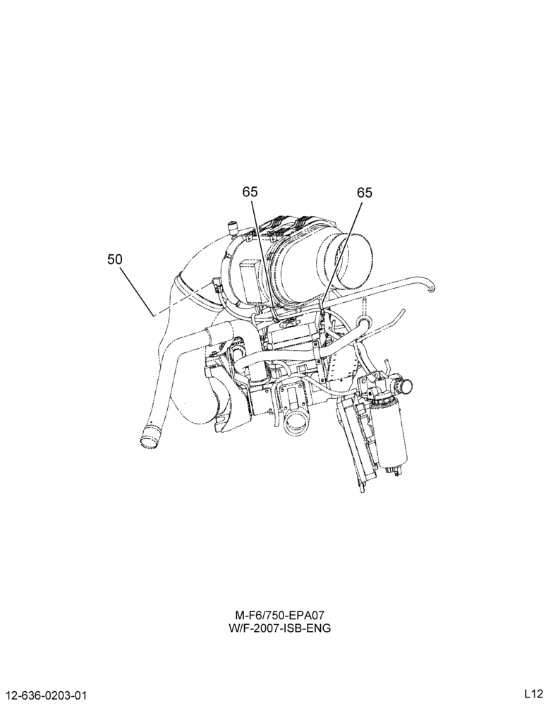 AIR CLEANER INSTL; SINGLE ELEMENT, ISB ENG 3/3