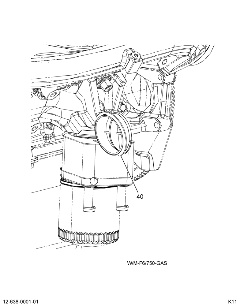 CYLINDER BLOCK COVER MTG; W/FORD GAS ENGINE