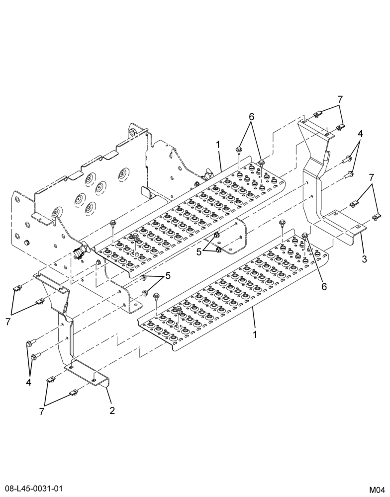 ..BAT BOX STEPS 18" RH MTG 13FU (Intl. 3790323F91)