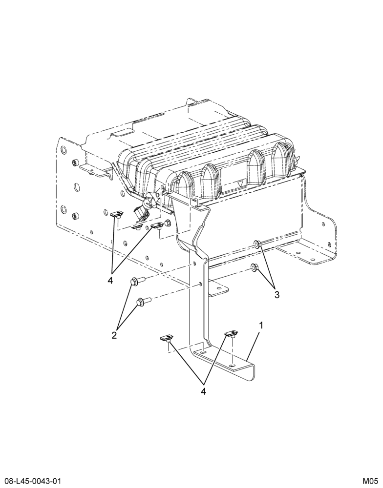 ..BAT BOX STEP BRKT 18" FOR 16" (Intl. 3790322F91)