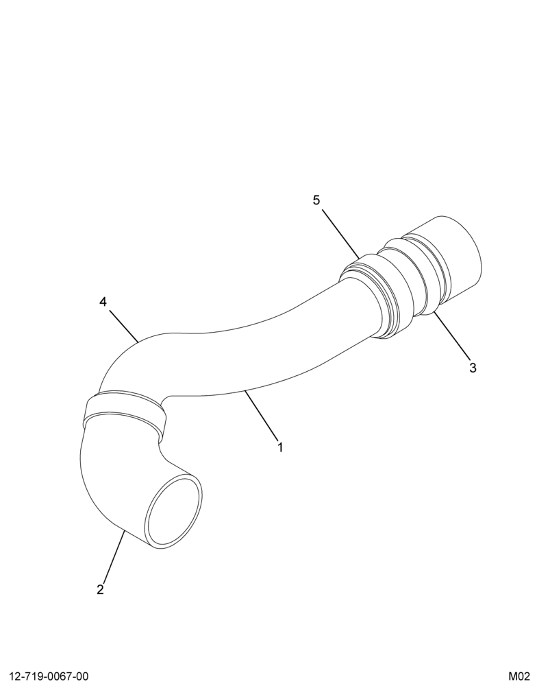 ..PIPE AIR CAC HOT SIDE ASSY W/3 (Eng. 4C4O-9P085-EA)