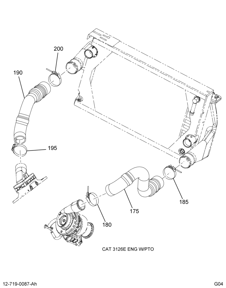 CAC PIPING INSTL; W/CAT 3126E ENG 2/2